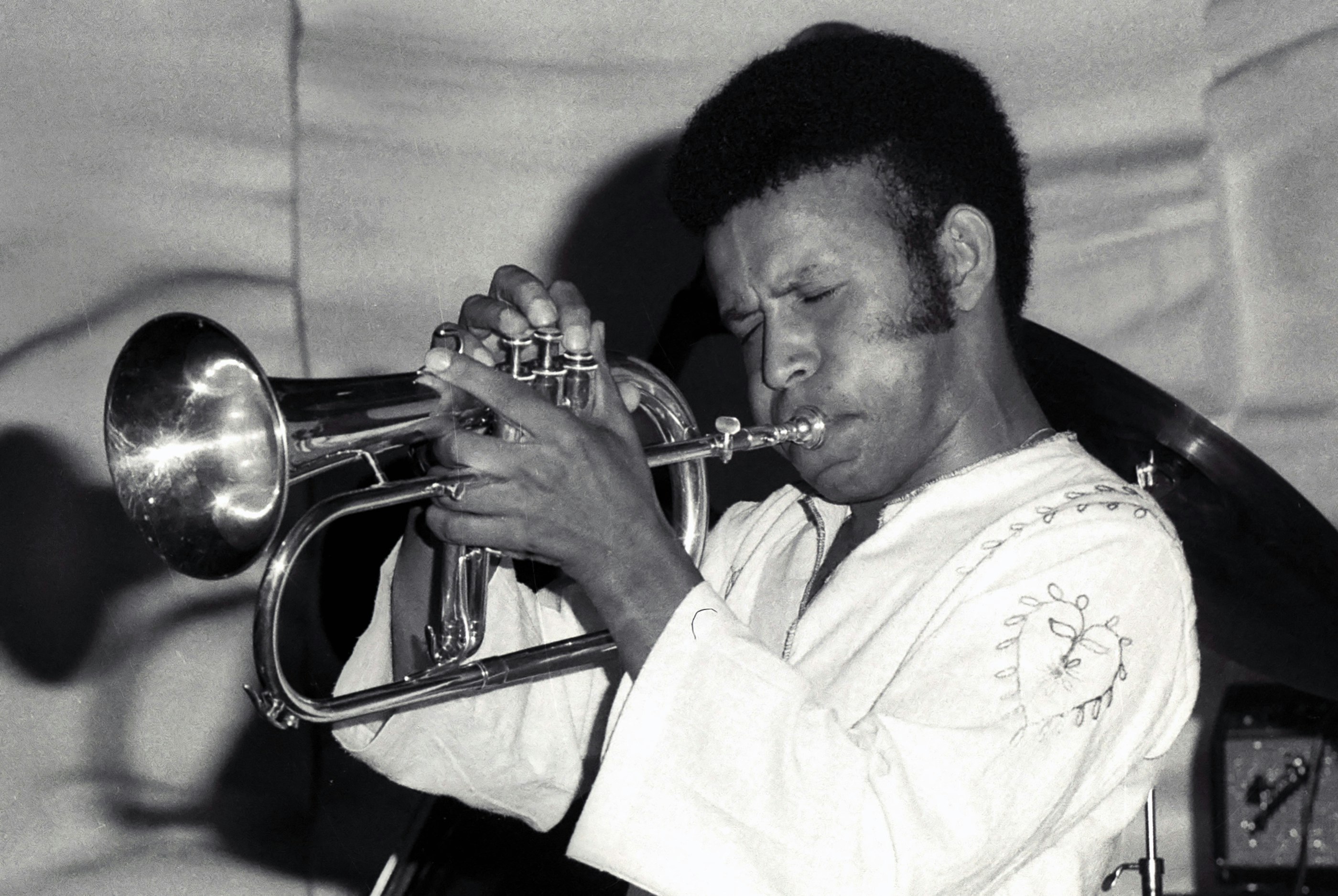 Eddie Henderson at Ronnie Scott’s, London, 1973. Photo via Jazz Services/Heritage Images/Getty Images.
